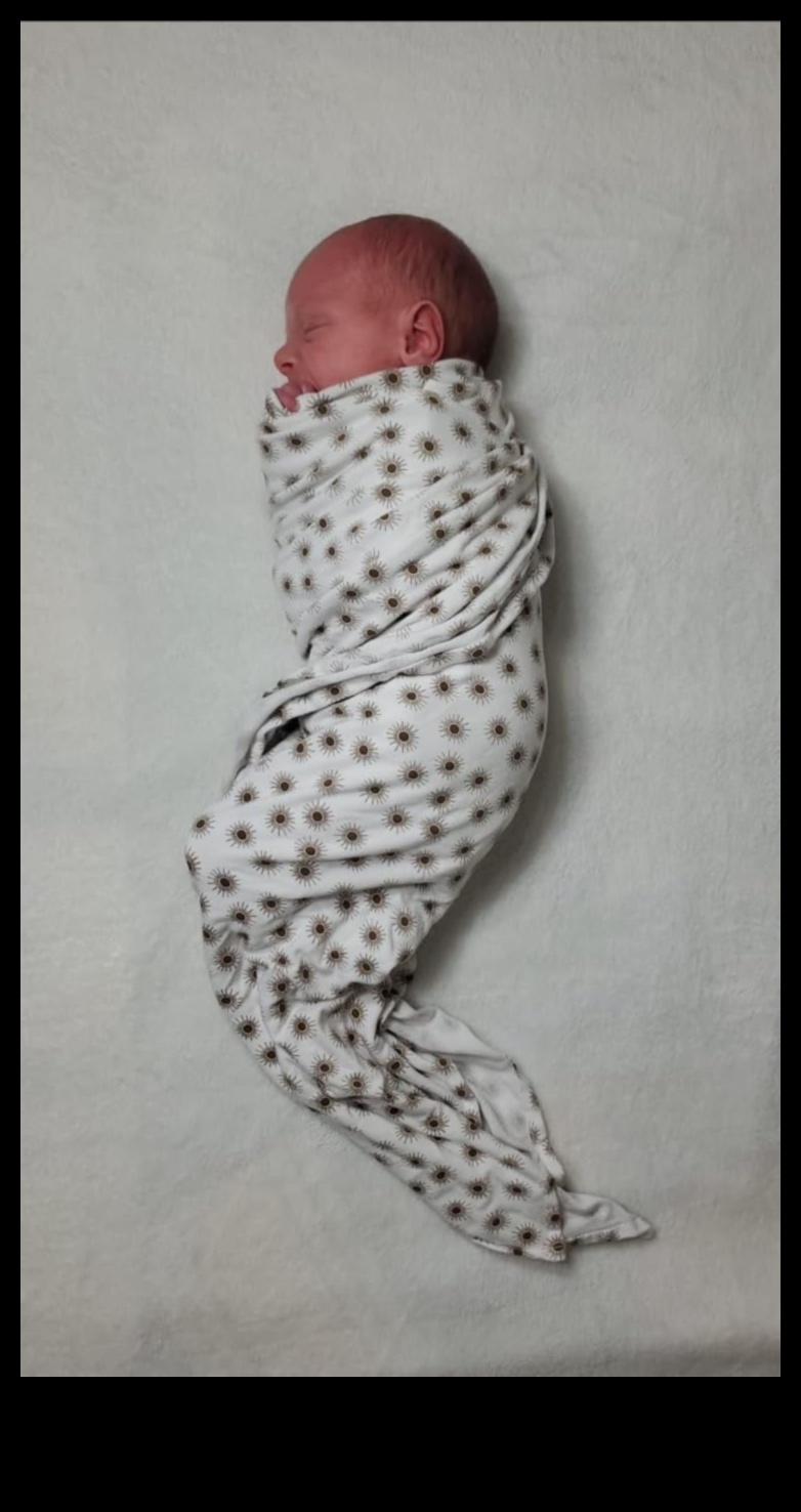 Swaddle Serenity: împachetări moi pentru un somn odihnitor